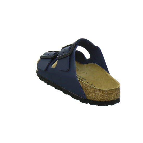 Birkenstock Arizona Pantoletten Dunkelblau - 360° Ansicht