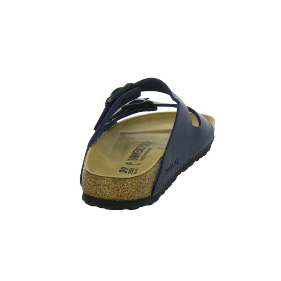 Birkenstock Arizona Pantoletten Dunkelblau - 360° Ansicht
