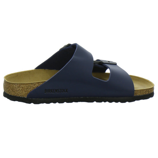 Birkenstock Arizona Pantoletten Dunkelblau - 360° Ansicht