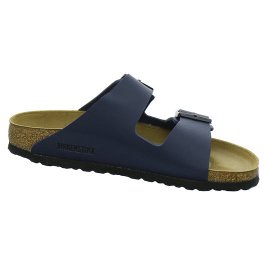 Birkenstock Arizona Pantoletten Dunkelblau - 360° Ansicht