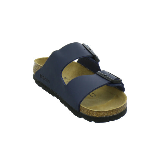 Birkenstock Arizona Pantoletten Dunkelblau - 360° Ansicht