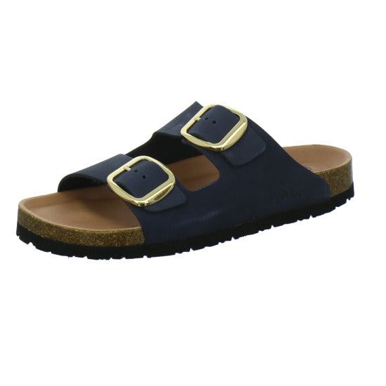Planet Footwear GmbH Pantoletten Dunkelblau - 360° Ansicht