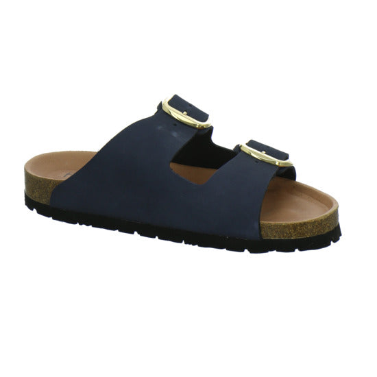 Planet Footwear GmbH Pantoletten Dunkelblau - 360° Ansicht