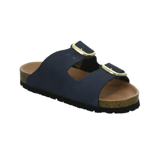 Planet Footwear GmbH Pantoletten Dunkelblau - 360° Ansicht