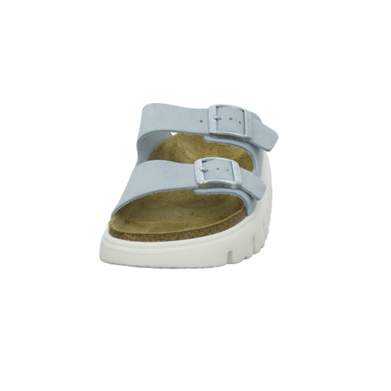 Birkenstock Arizona Platform Pantoletten Hellblau - 360° Ansicht
