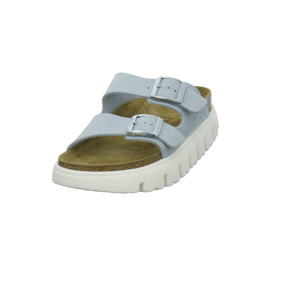 Birkenstock Arizona Platform Pantoletten Hellblau - 360° Ansicht