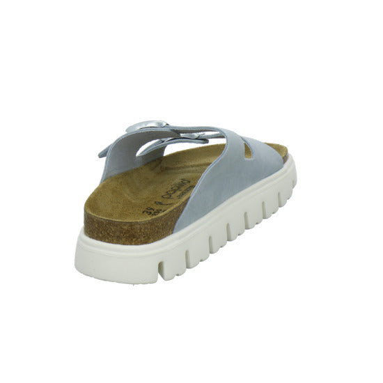 Birkenstock Arizona Platform Pantoletten Hellblau - 360° Ansicht