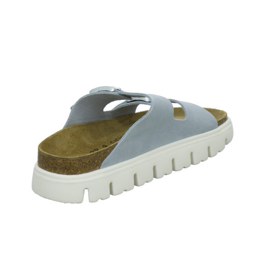 Birkenstock Arizona Platform Pantoletten Hellblau - 360° Ansicht