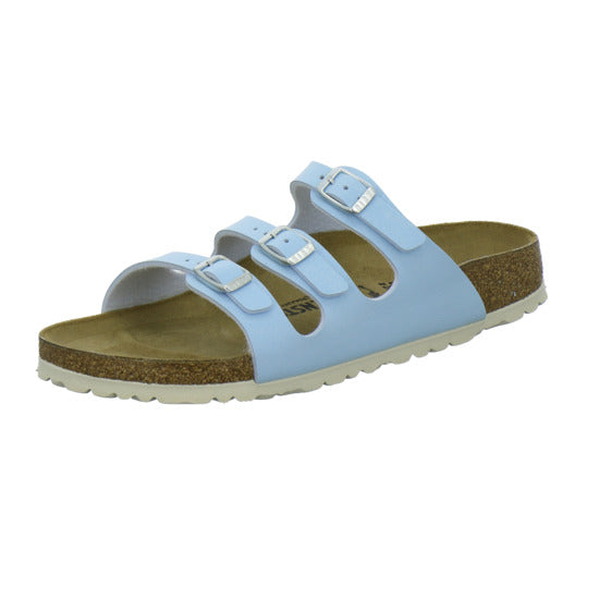 Birkenstock Florida Pantoletten Hellblau