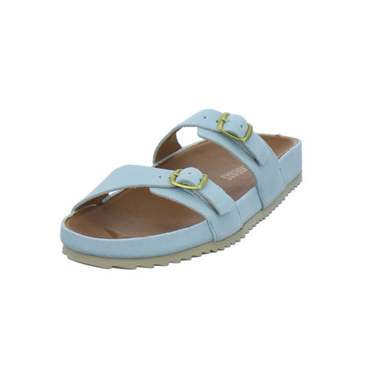 Verbenas Pantoletten Damen Hellblau