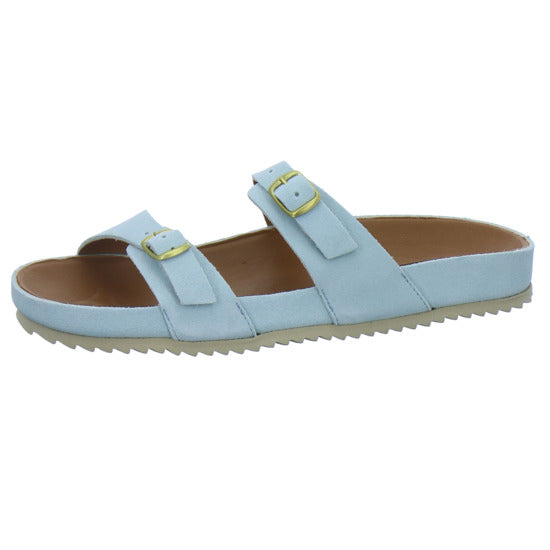 Verbenas Pantoletten Damen Hellblau