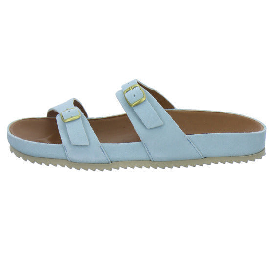 Verbenas Pantoletten Damen Hellblau
