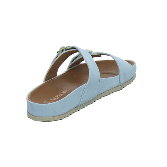 Verbenas Pantoletten Damen Hellblau