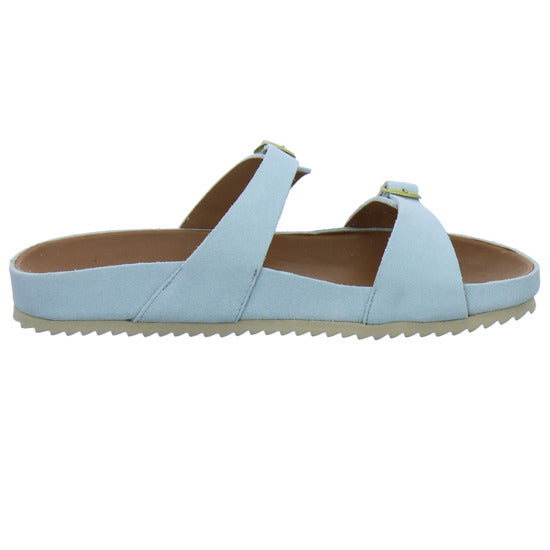 Verbenas Pantoletten Damen Hellblau