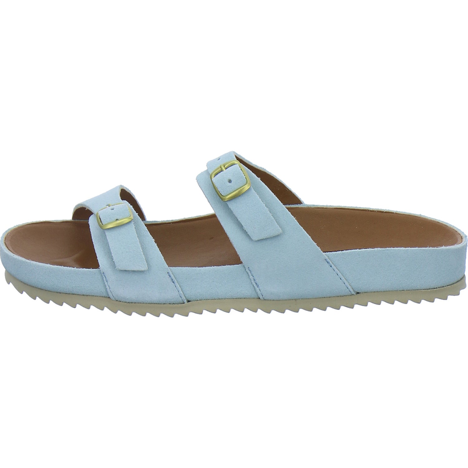 Verbenas Pantoletten Damen Hellblau
