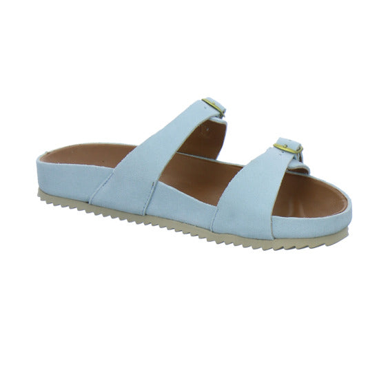 Verbenas Pantoletten Damen Hellblau