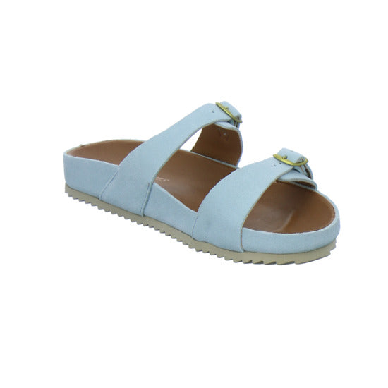 Verbenas Pantoletten Damen Hellblau