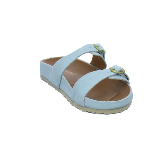 Verbenas Pantoletten Damen Hellblau