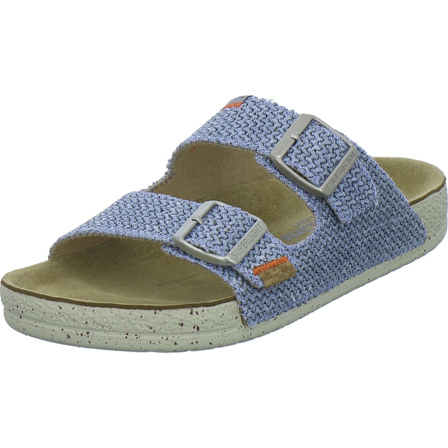 Fusion Pantoletten Damen Denim