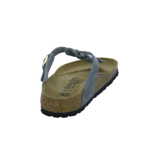 Birkenstock Pantoletten Damen Gizeh Braided Denim