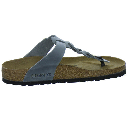 Birkenstock Pantoletten Damen Gizeh Braided Denim