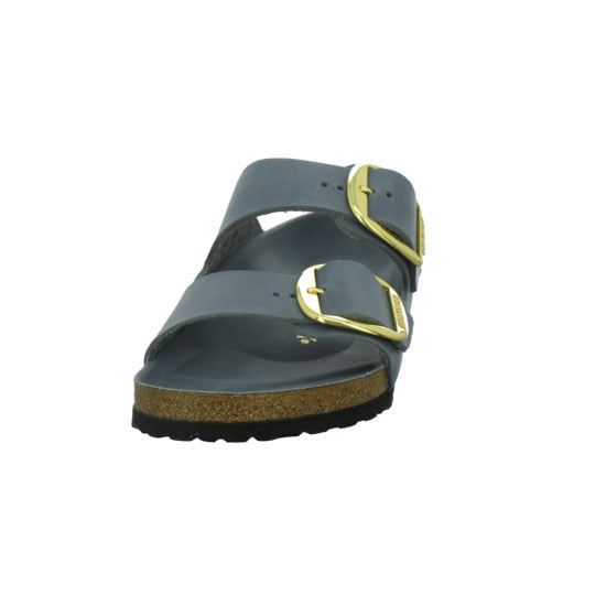 Birkenstock Pantoletten Damen Arizona Big Buckle Denim