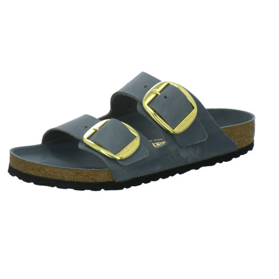 Birkenstock Pantoletten Damen Arizona Big Buckle Denim