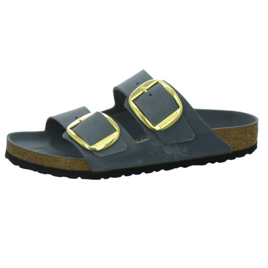 Birkenstock Pantoletten Damen Arizona Big Buckle Denim