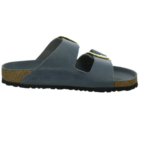 Birkenstock Pantoletten Damen Arizona Big Buckle Denim
