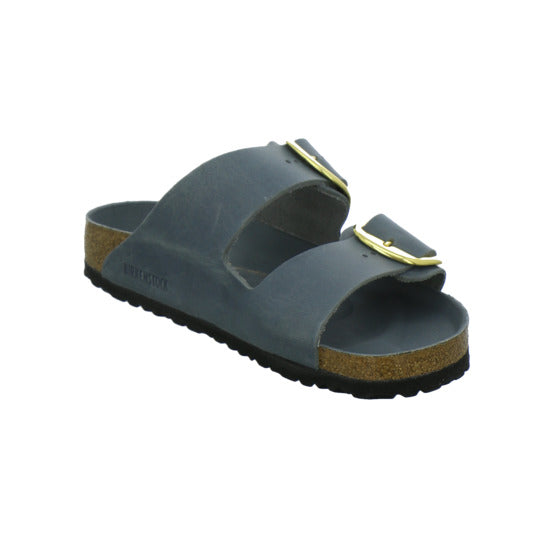 Birkenstock Pantoletten Damen Arizona Big Buckle Denim
