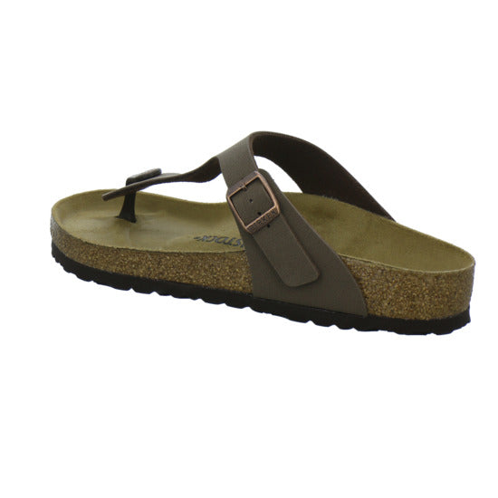 Birkenstock Gizeh Pantoletten Dunkelbraun - 360° Ansicht