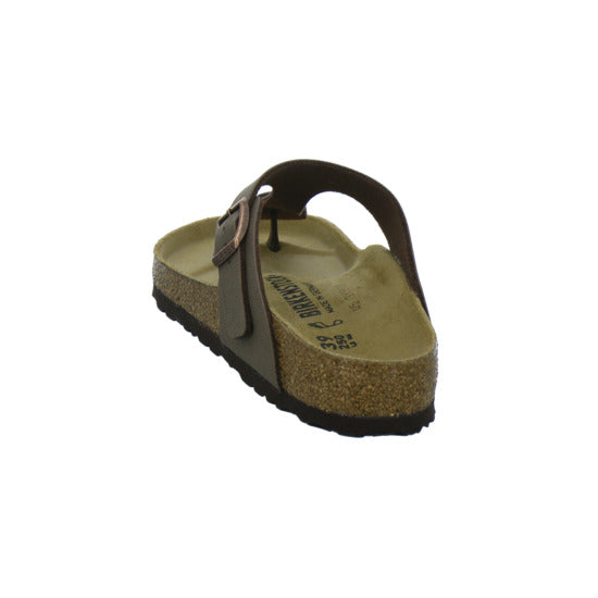 Birkenstock Gizeh Pantoletten Dunkelbraun - 360° Ansicht