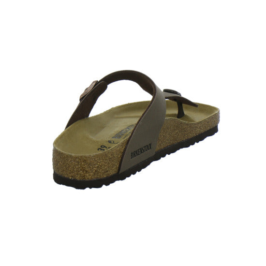 Birkenstock Gizeh Pantoletten Dunkelbraun - 360° Ansicht