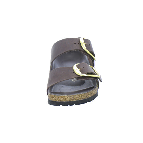Birkenstock Pantoletten Damen Arizona Big Buckle Dunkelbraun