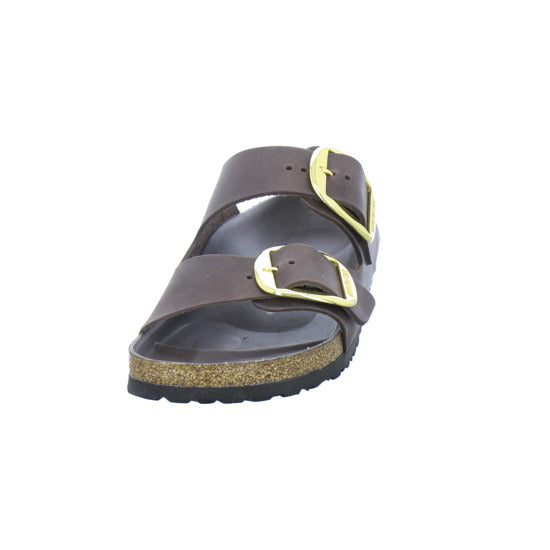 Birkenstock Pantoletten Damen Arizona Big Buckle Dunkelbraun