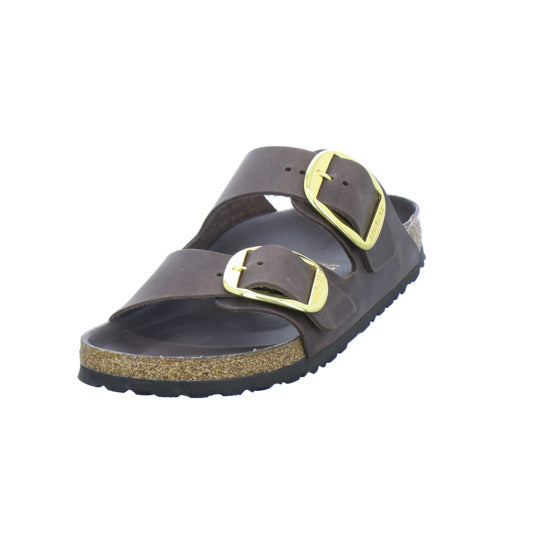 Birkenstock Pantoletten Damen Arizona Big Buckle Dunkelbraun