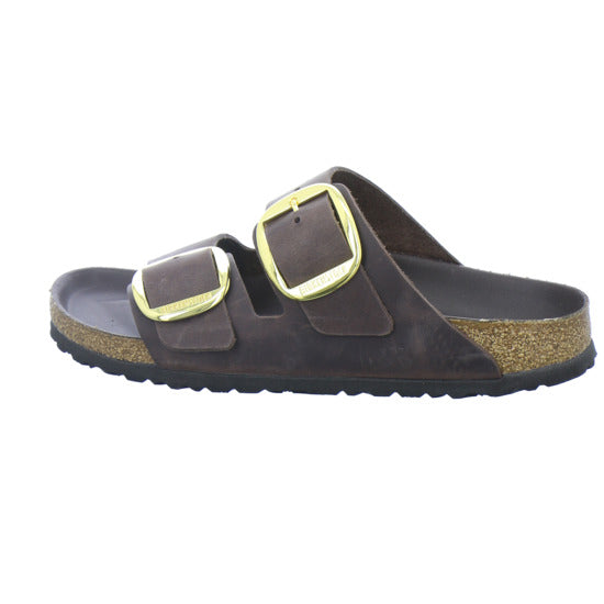 Birkenstock Pantoletten Damen Arizona Big Buckle Dunkelbraun