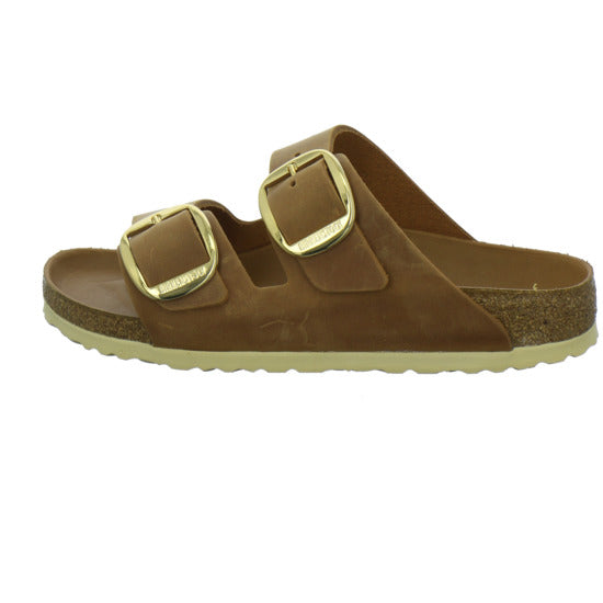 Birkenstock Arizona BB Pantoletten Mittelbraun - 360° Ansicht