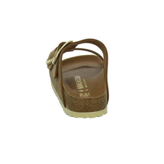 Birkenstock Arizona BB Pantoletten Mittelbraun - 360° Ansicht