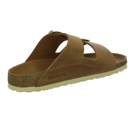 Birkenstock Arizona BB Pantoletten Mittelbraun - 360° Ansicht