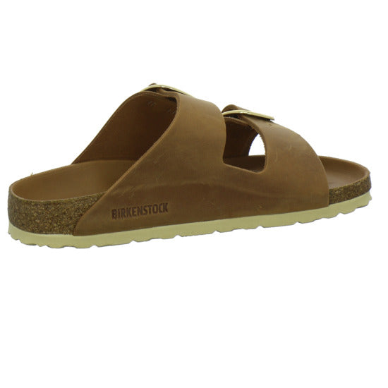 Birkenstock Arizona BB Pantoletten Mittelbraun - 360° Ansicht