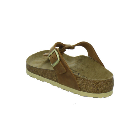 Birkenstock Gizeh Pantoletten Mittelbraun - 360° Ansicht