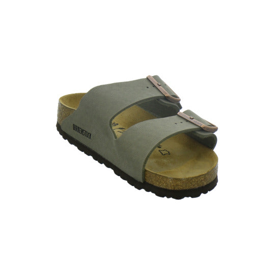 Birkenstock Arizona Pantoletten taupe - 360° Ansicht