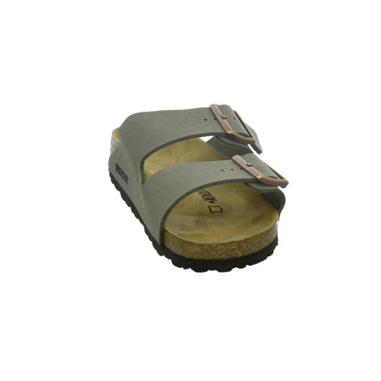 Birkenstock Arizona Pantoletten taupe - 360° Ansicht