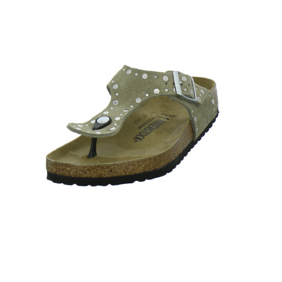 Birkenstock Gizeh Rivet Pantoletten taupe