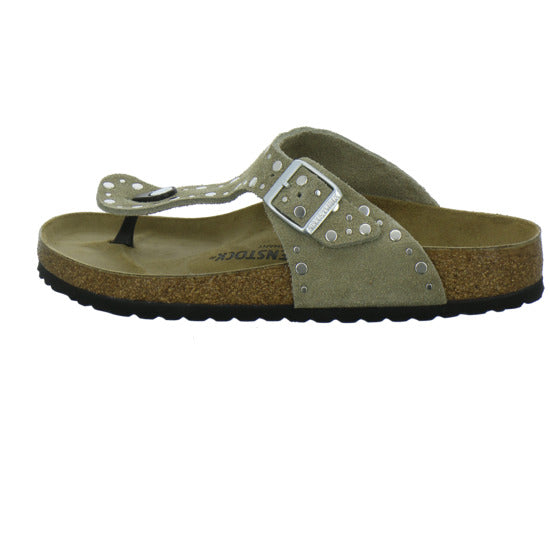 Birkenstock Gizeh Rivet Pantoletten taupe