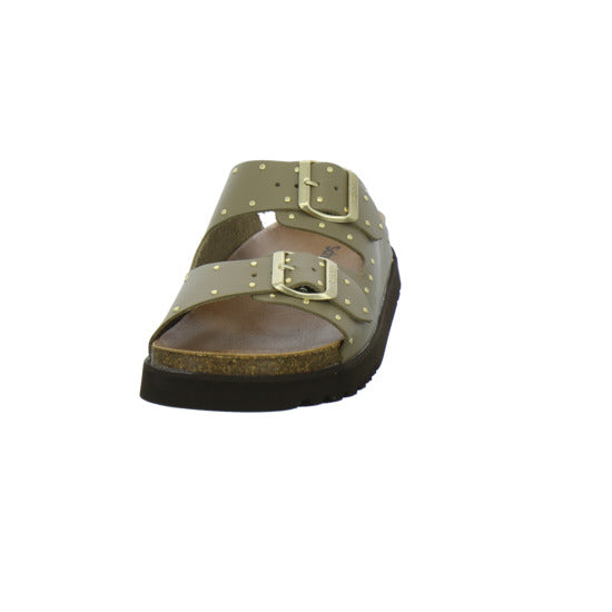 Scholl Beatriz Pantoletten taupe - 360° Ansicht