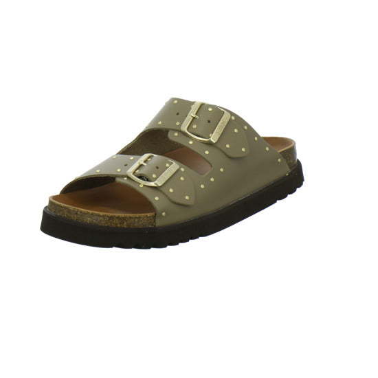 Scholl Beatriz Pantoletten taupe - 360° Ansicht