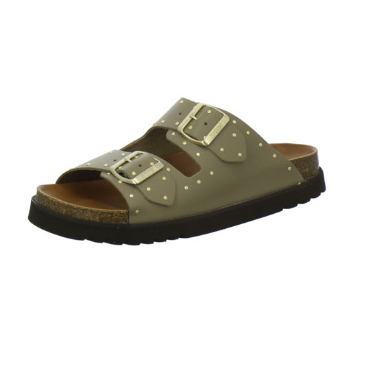 Scholl Beatriz Pantoletten taupe - 360° Ansicht