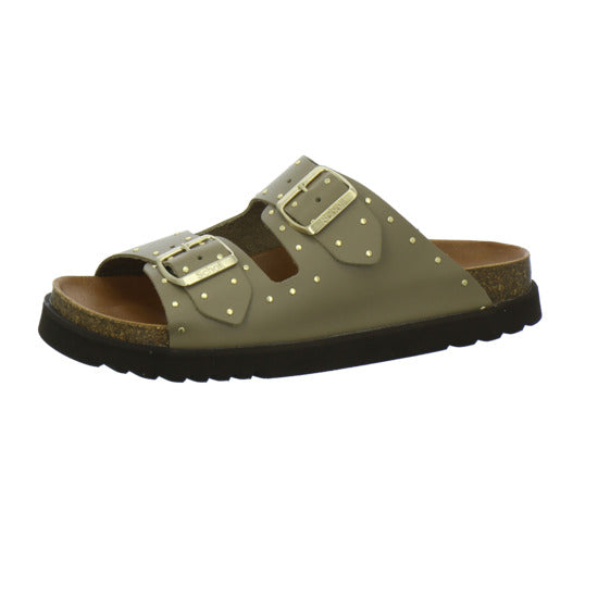 Scholl Beatriz Pantoletten taupe - 360° Ansicht